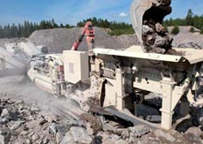 ore impact pulverizer machine